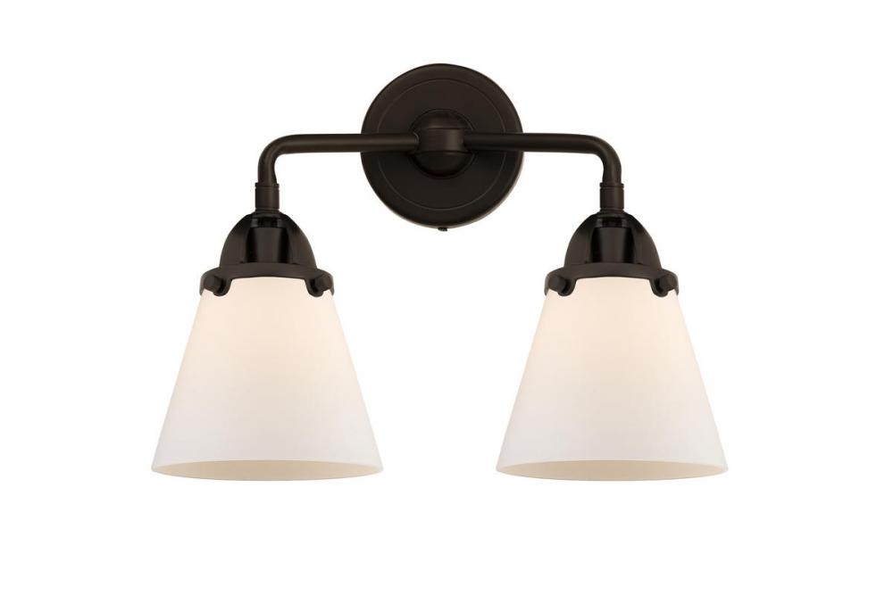 Cone - 2 Light - 14 inch - Oil Rubbed Bronze - Bath Vanity Light