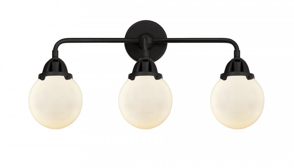 Beacon - 3 Light - 24 inch - Black Polished Nickel - Bath Vanity Light