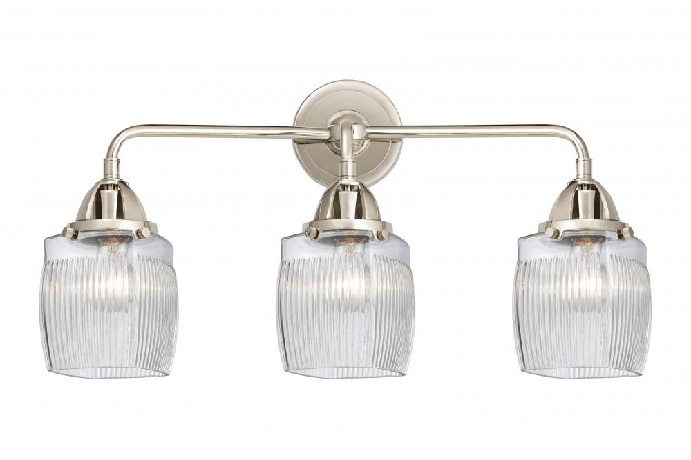 Colton - 3 Light - 24 inch - Polished Nickel - Bath Vanity Light