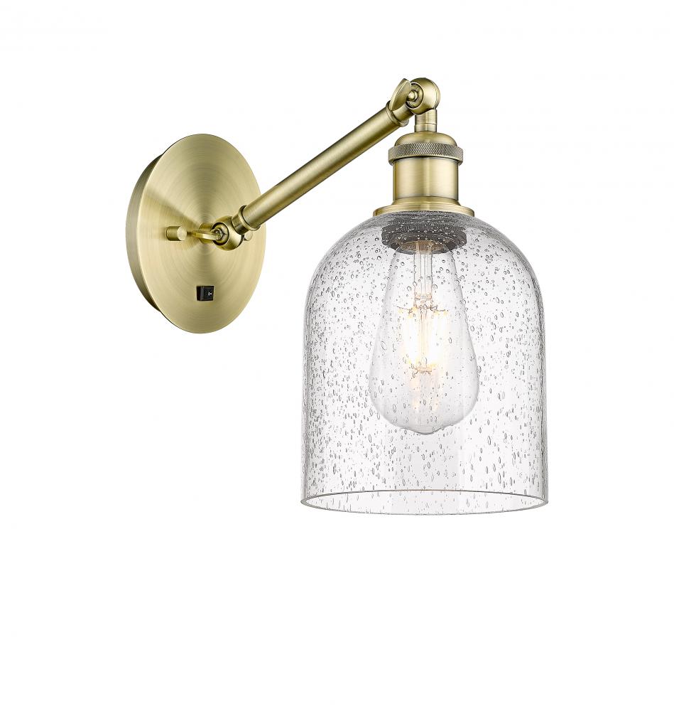 Bella - 1 Light - 6 inch - Antique Brass - Sconce