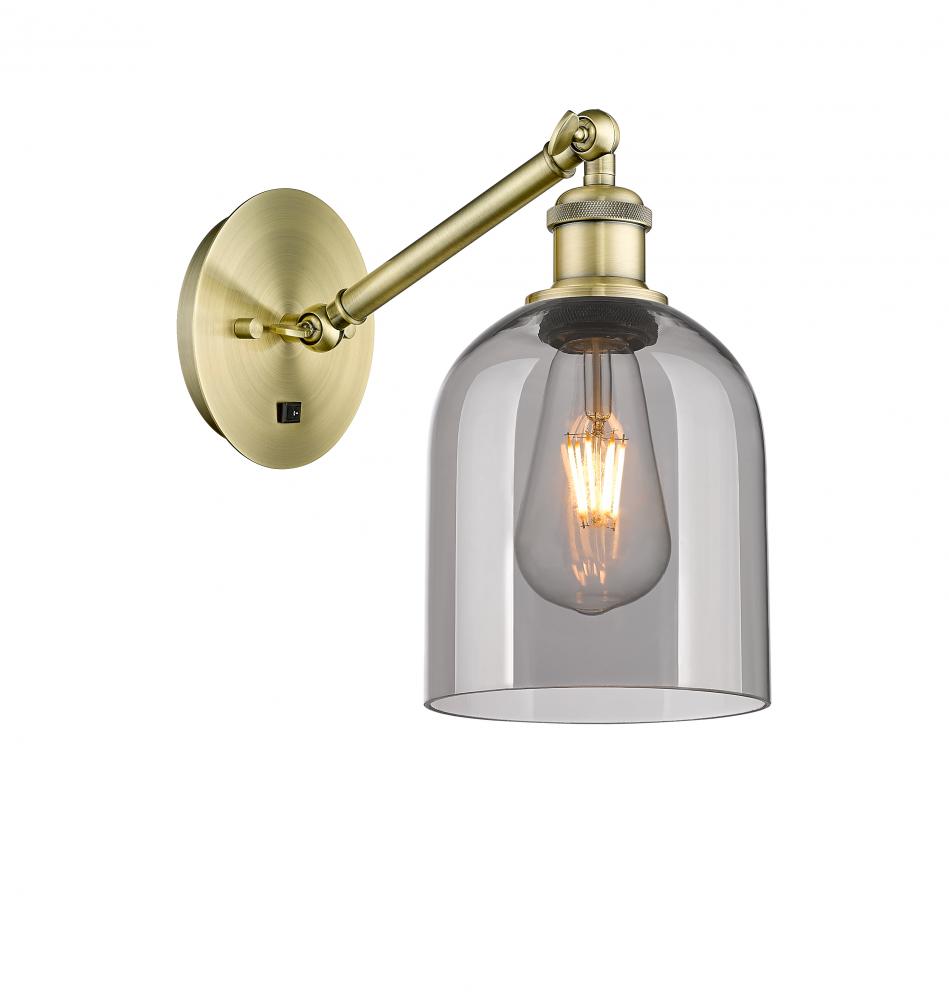 Bella - 1 Light - 6 inch - Antique Brass - Sconce