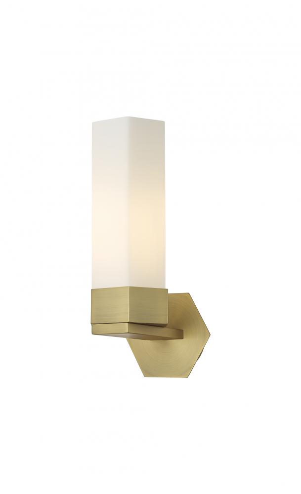 Claverack - 1 Light - 6 inch - Brushed Brass - Sconce