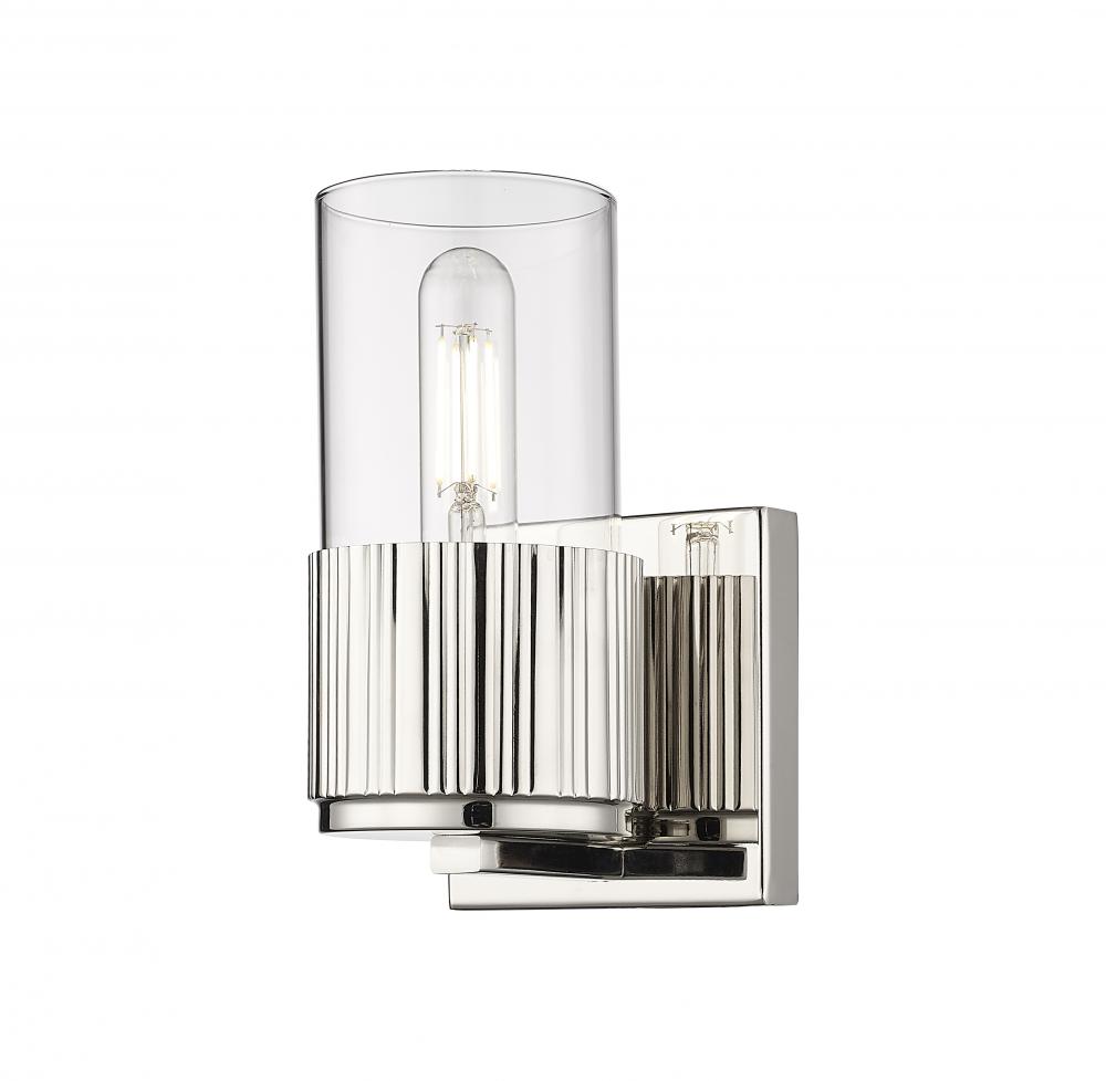 Bolivar - 1 Light - 5 inch - Polished Nickel - Sconce