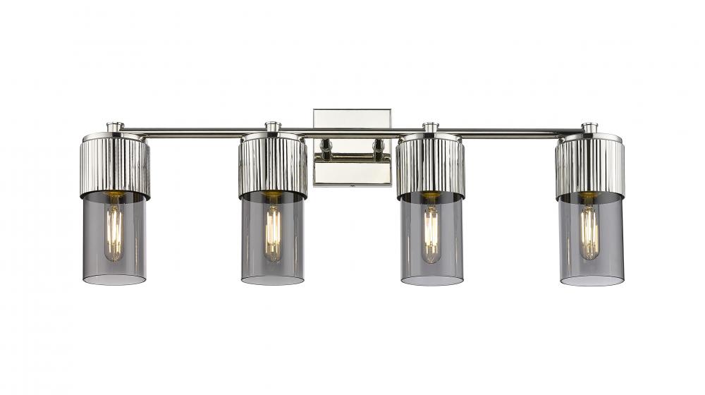 Bolivar - 4 Light - 31 inch - Polished Nickel - Bath Vanity Light