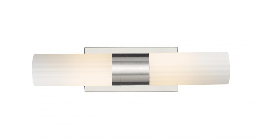 Empire - 2 Light - 5 inch - Satin Nickel - Bath Vanity Light