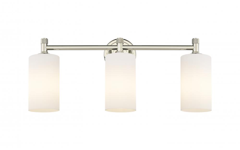 Crown Point - 3 Light - 24 inch - Polished Nickel - Bath Vanity Light