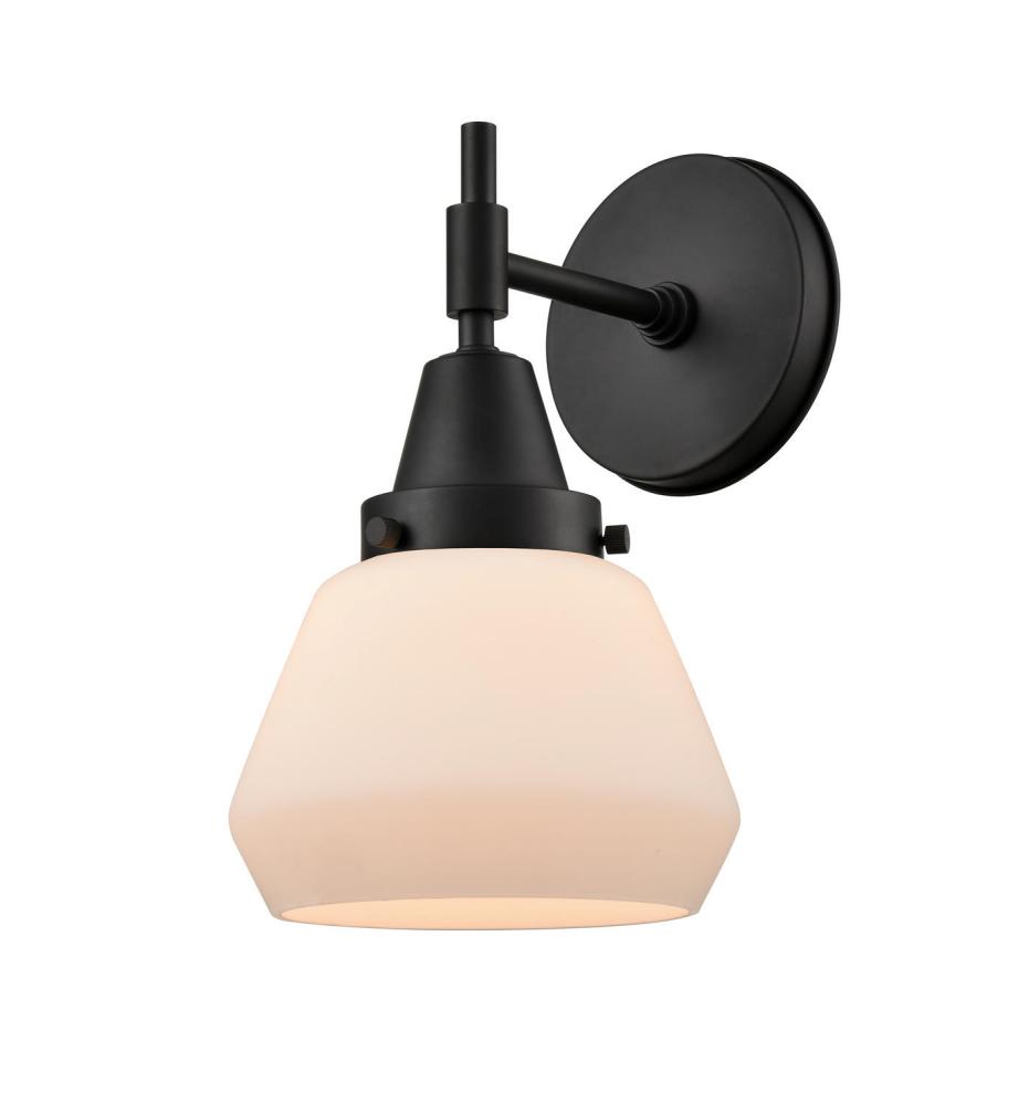 Fulton - 1 Light - 7 inch - Matte Black - Sconce