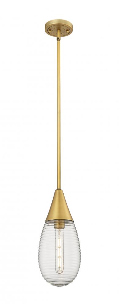 Malone - 1 Light - 6 inch - Brushed Brass - Pendant