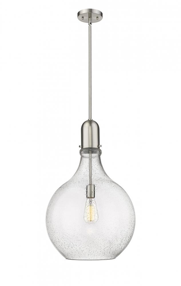 Amherst - 1 Light - 16 inch - Brushed Satin Nickel - Stem hung - Pendant