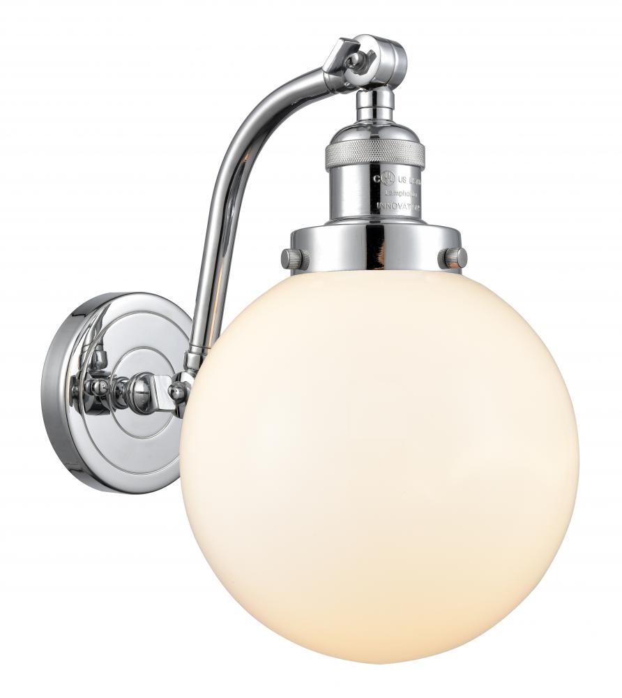 Beacon - 1 Light - 8 inch - Polished Chrome - Sconce