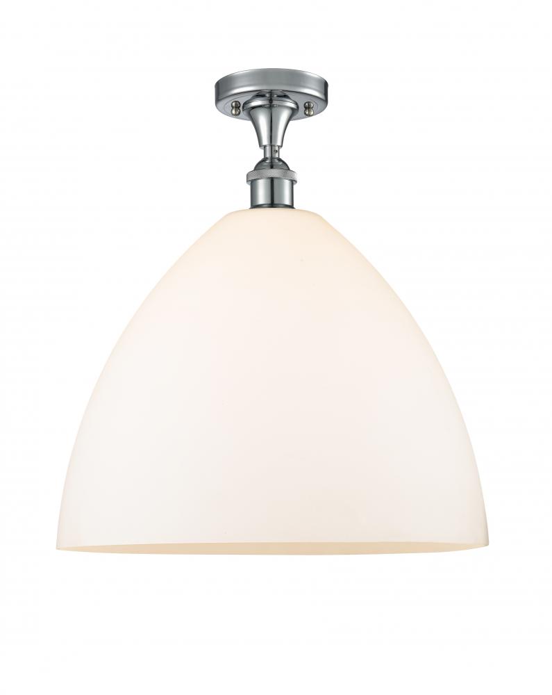 Bristol - 1 Light - 16 inch - Polished Chrome - Semi-Flush Mount