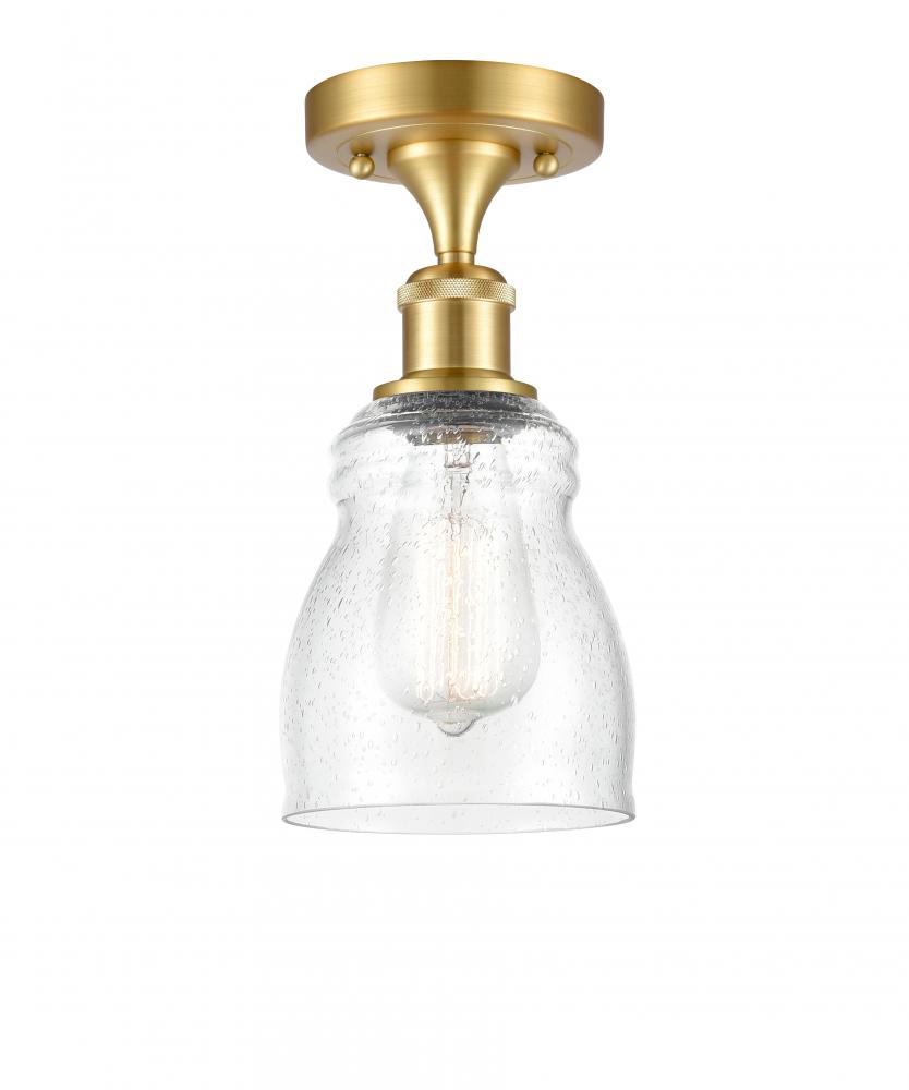 Ellery - 1 Light - 5 inch - Satin Gold - Semi-Flush Mount