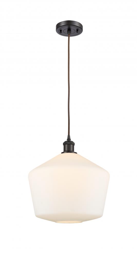 Cindyrella - 1 Light - 12 inch - Oil Rubbed Bronze - Cord hung - Mini Pendant