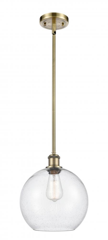 Athens - 1 Light - 10 inch - Antique Brass - Mini Pendant