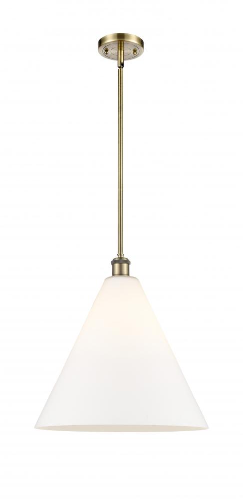 Berkshire - 1 Light - 16 inch - Antique Brass - Pendant