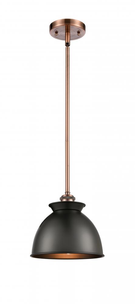 Adirondack - 1 Light - 8 inch - Antique Copper - Mini Pendant