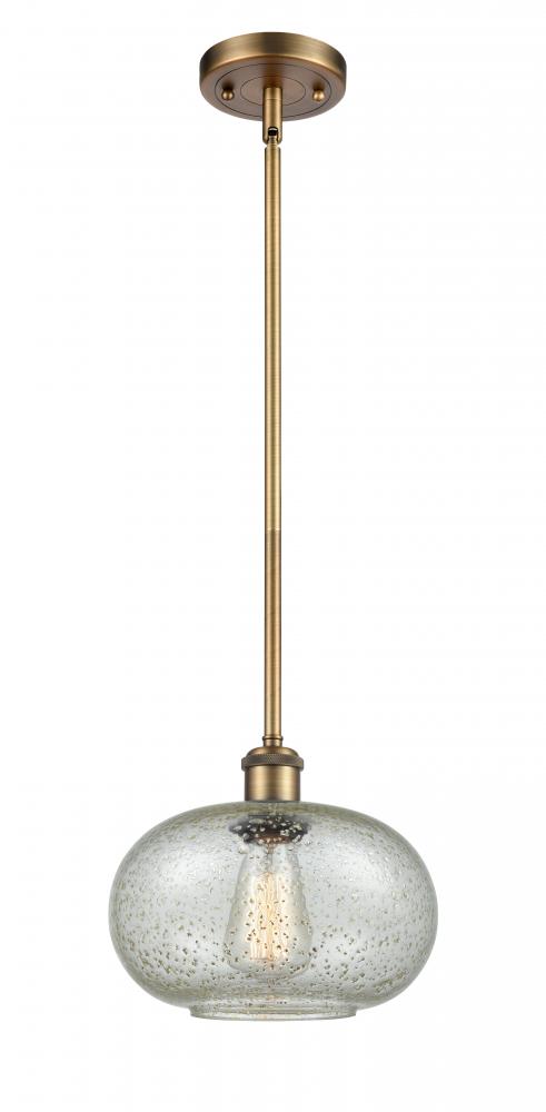 Gorham - 1 Light - 10 inch - Brushed Brass - Mini Pendant