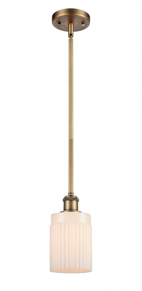 Hadley - 1 Light - 5 inch - Brushed Brass - Mini Pendant