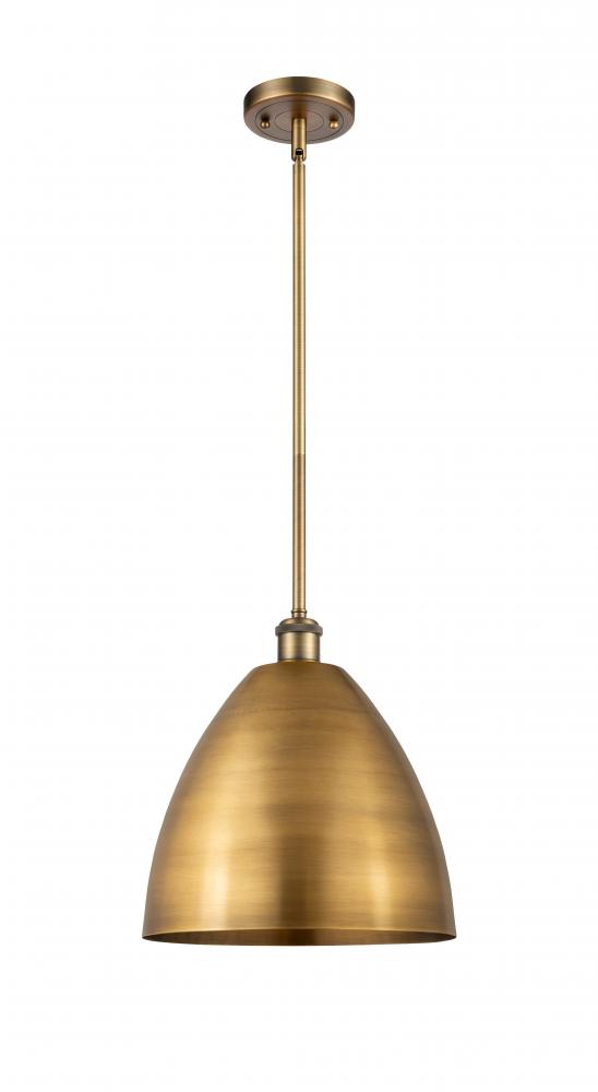 Bristol - 1 Light - 12 inch - Brushed Brass - Pendant