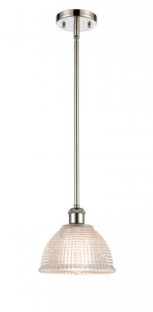 Arietta - 1 Light - 8 inch - Polished Nickel - Mini Pendant