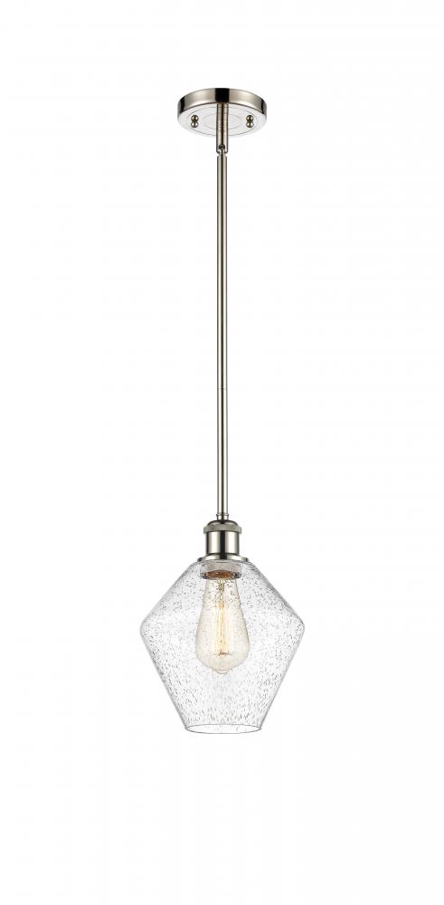 Cindyrella - 1 Light - 8 inch - Polished Nickel - Mini Pendant