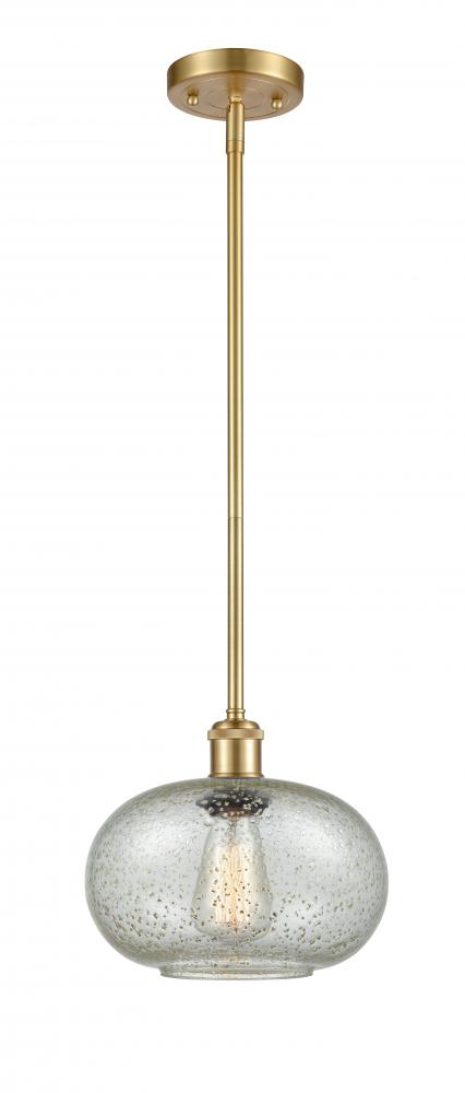 Gorham - 1 Light - 10 inch - Satin Gold - Mini Pendant