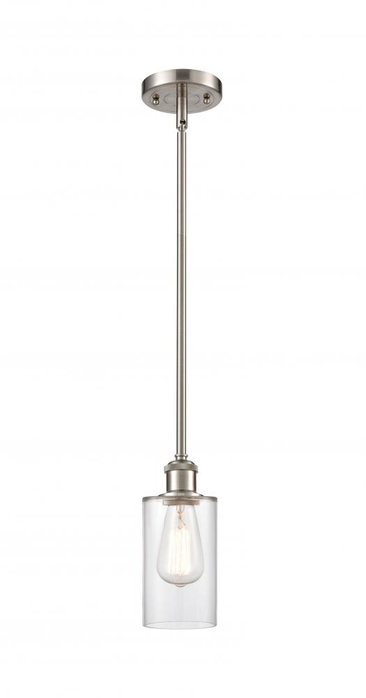 Clymer - 1 Light - 4 inch - Brushed Satin Nickel - Mini Pendant