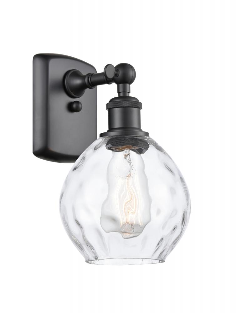 Waverly - 1 Light - 6 inch - Matte Black - Sconce