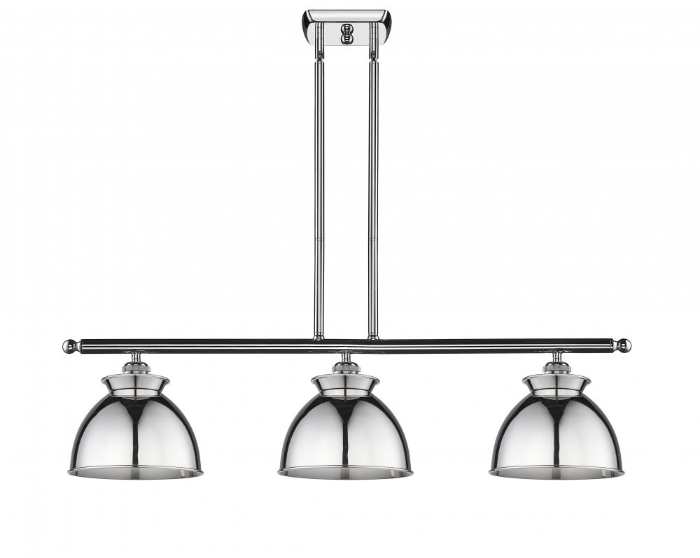 Adirondack - 3 Light - 36 inch - Polished Chrome - Cord hung - Island Light