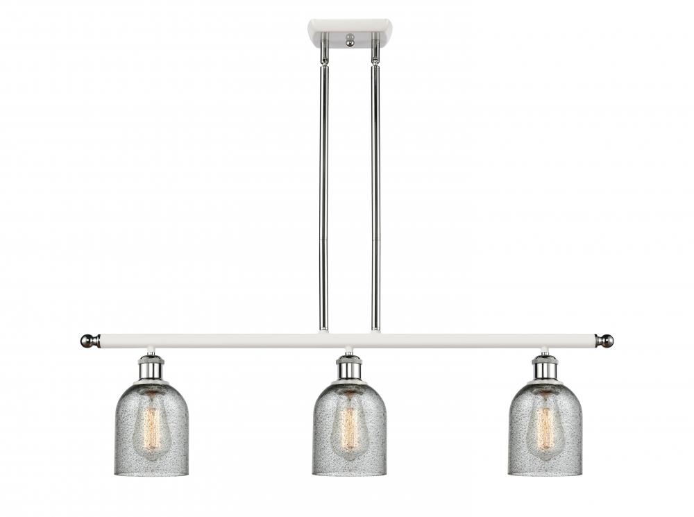 Caledonia - 3 Light - 36 inch - White Polished Chrome - Cord hung - Island Light