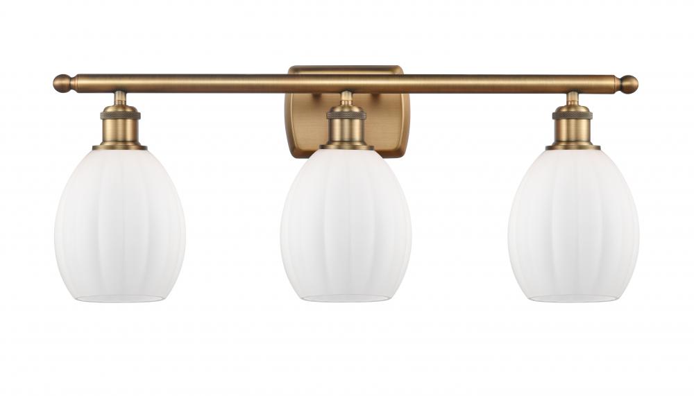 Eaton - 3 Light - 26 inch - Brushed Brass - Bath Vanity Light