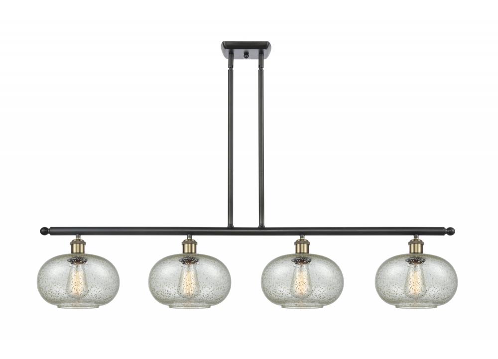 Gorham - 4 Light - 48 inch - Black Antique Brass - Cord hung - Island Light