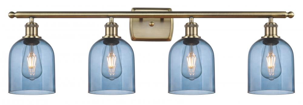 Bella - 4 Light - 36 inch - Antique Brass - Bath Vanity Light