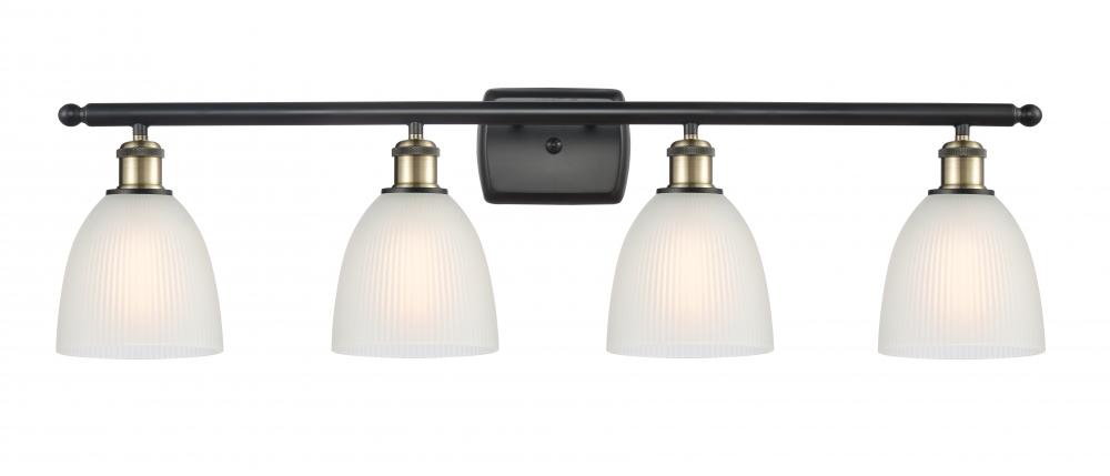 Castile - 4 Light - 36 inch - Black Antique Brass - Bath Vanity Light