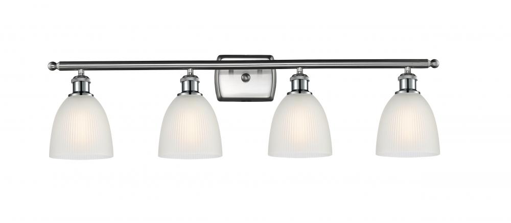 Castile - 4 Light - 36 inch - Brushed Satin Nickel - Bath Vanity Light