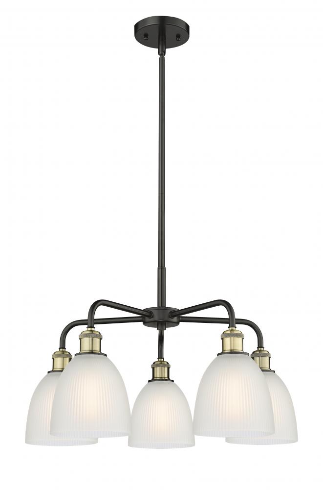 Castile - 5 Light - 24 inch - Black Antique Brass - Chandelier