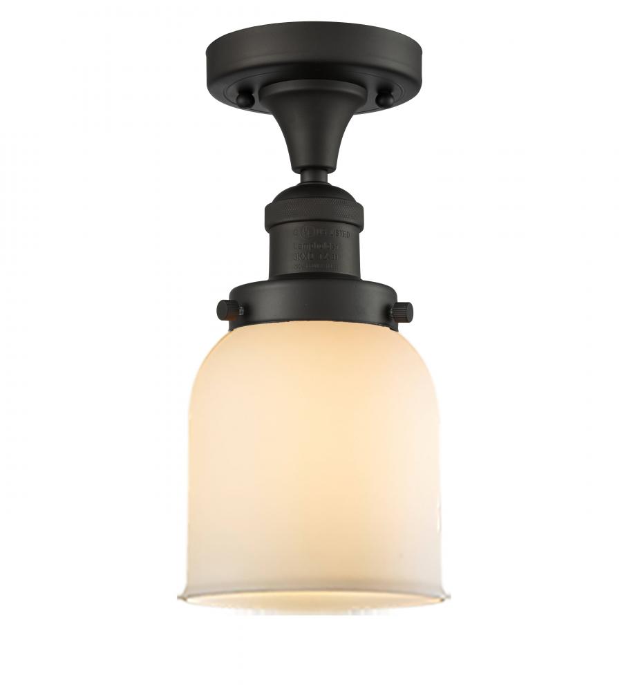 Bell - 1 Light - 5 inch - Oil Rubbed Bronze - Semi-Flush Mount