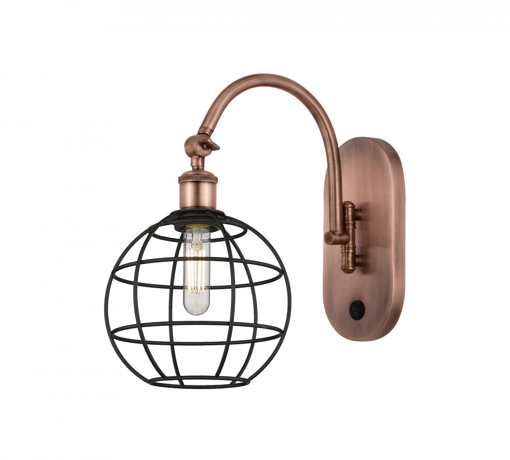 Lake Placid - 1 Light - 8 inch - Antique Copper - Sconce