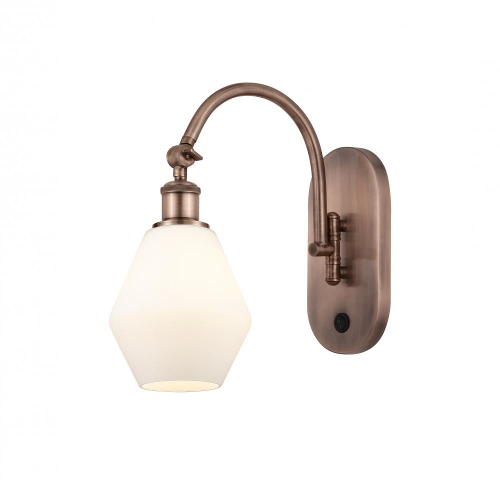 Cindyrella - 1 Light - 6 inch - Antique Copper - Sconce