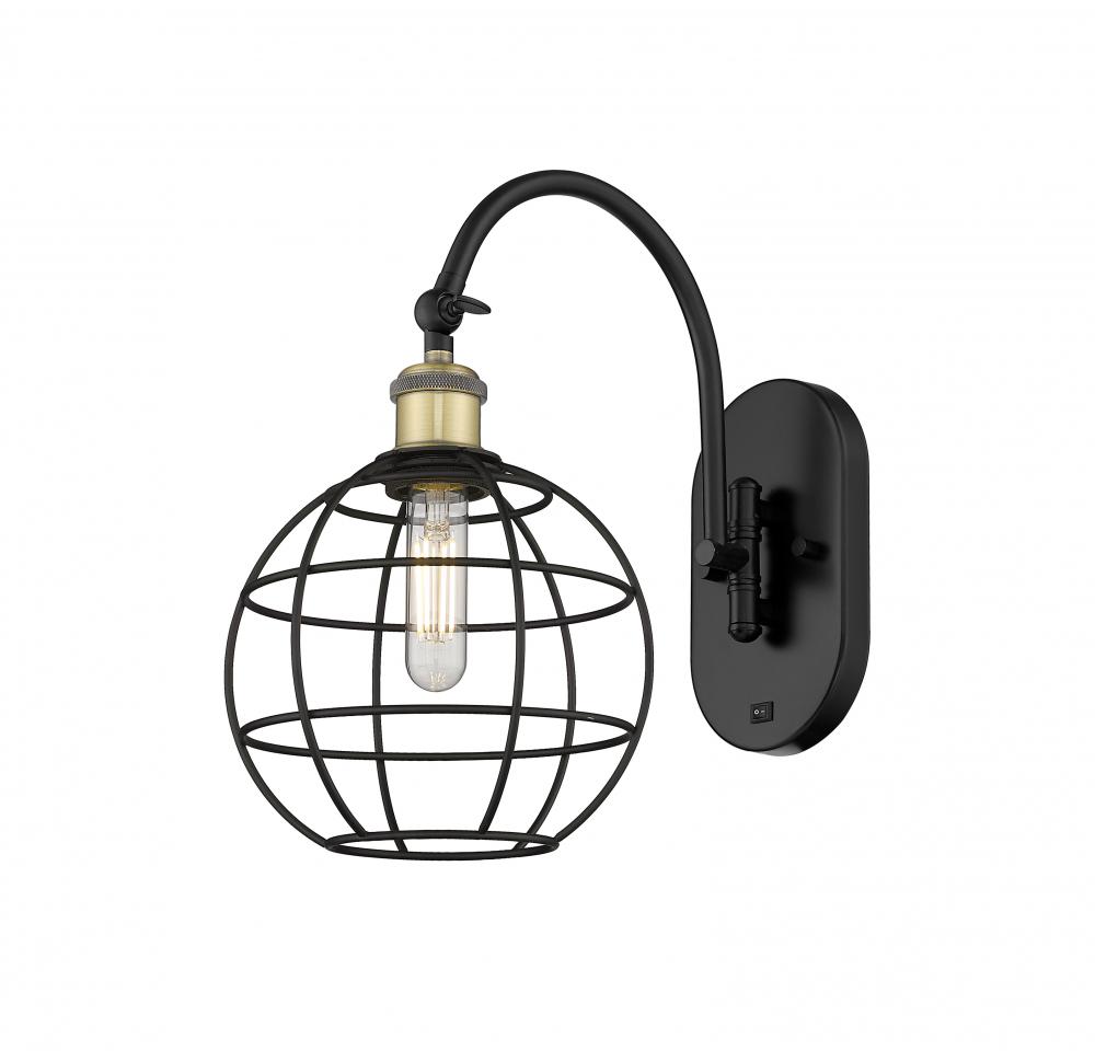 Lake Placid - 1 Light - 8 inch - Black Antique Brass - Sconce