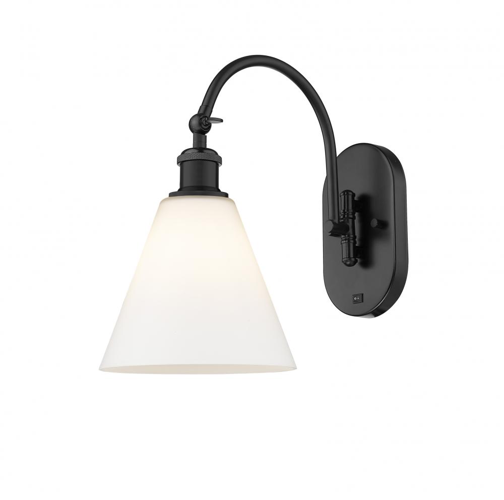 Berkshire - 1 Light - 8 inch - Matte Black - Sconce