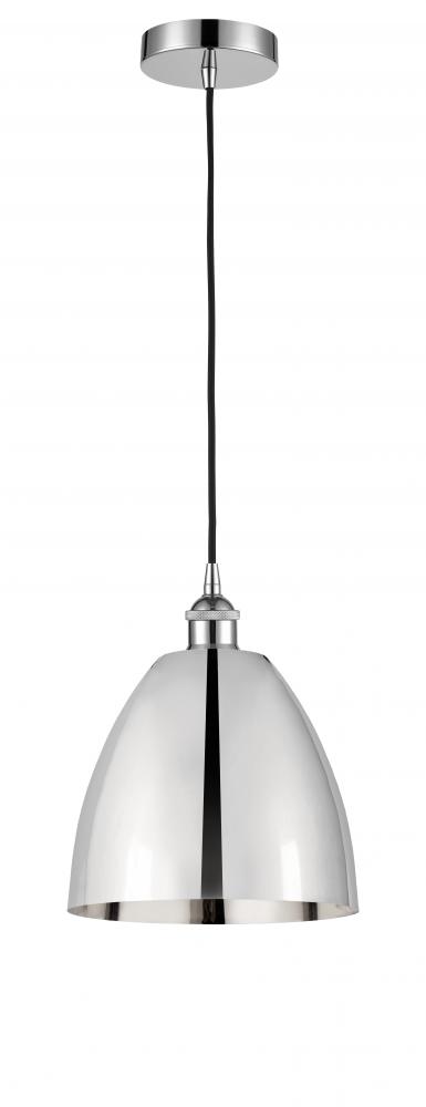 Bristol - 1 Light - 9 inch - Polished Chrome - Cord hung - Mini Pendant