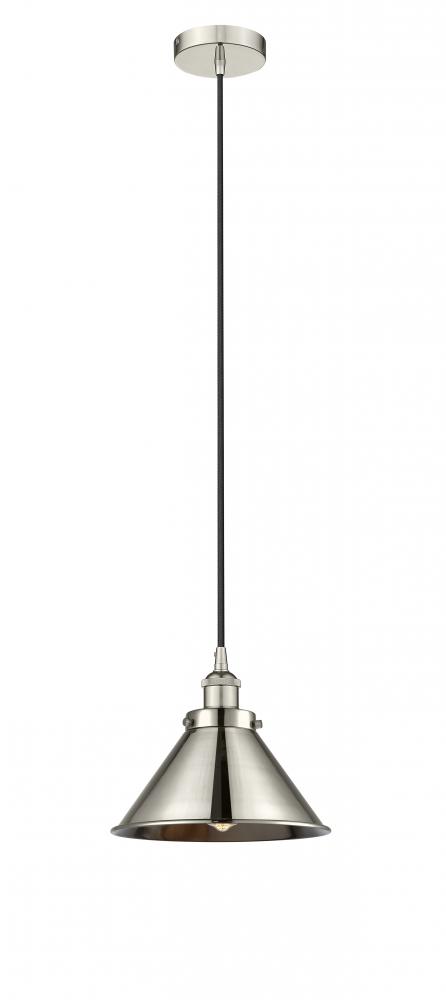 Edison - 1 Light - 10 inch - Polished Nickel - Mini Pendant