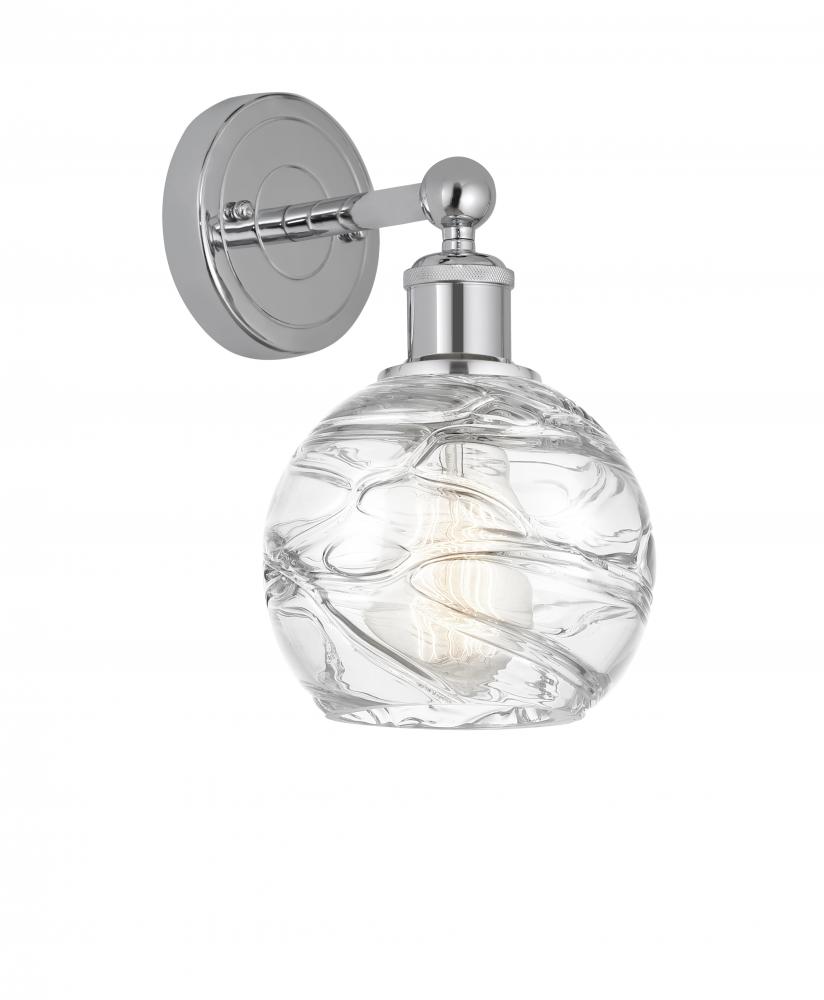 Athens Deco Swirl - 1 Light - 6 inch - Polished Chrome - Sconce