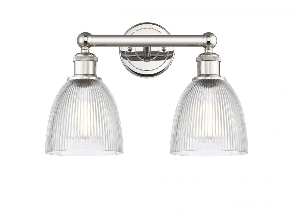 Castile - 2 Light - 15 inch - Polished Nickel - Bath Vanity Light