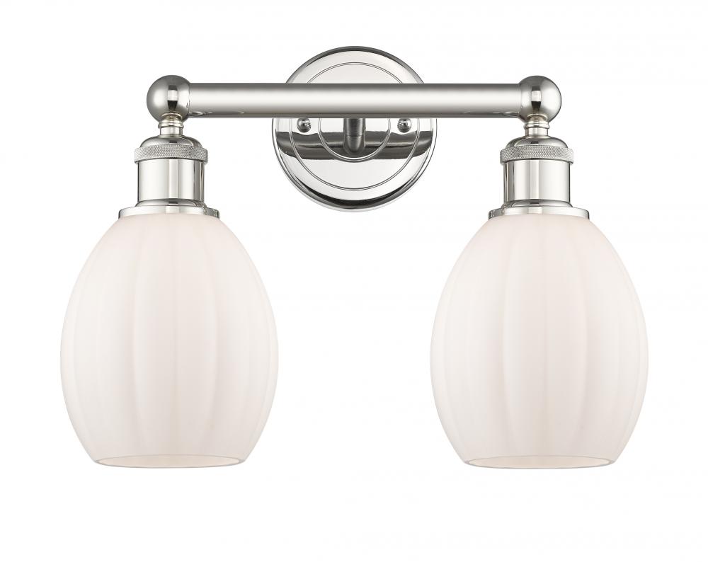 Eaton - 2 Light - 15 inch - Polished Nickel - Bath Vanity Light