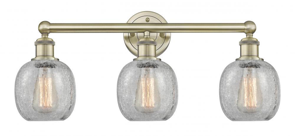 Belfast - 3 Light - 24 inch - Antique Brass - Bath Vanity Light