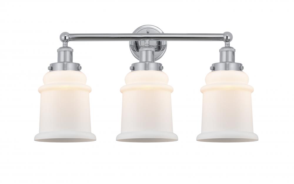 Canton - 3 Light - 24 inch - Polished Chrome - Bath Vanity Light