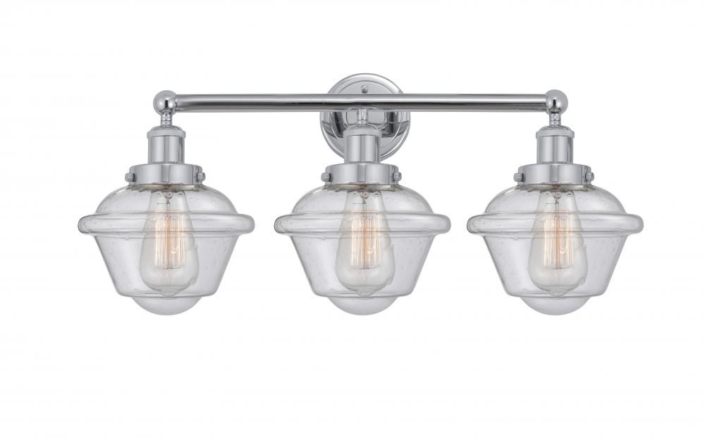 Oxford - 3 Light - 25 inch - Polished Chrome - Bath Vanity Light