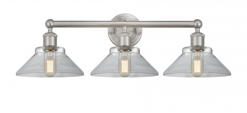 Orwell - 3 Light - 26 inch - Brushed Satin Nickel - Bath Vanity Light